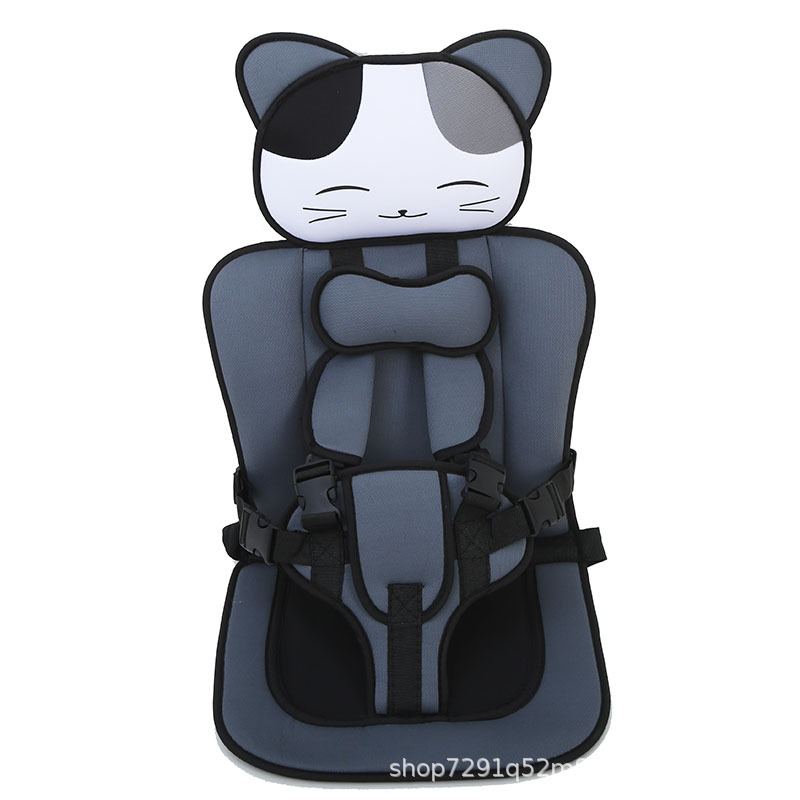 Mini Cat Model Non-Computer Electric Tricycle Seat Cushion Stroller Stroller Thickeneded Sponge Cushion Straps