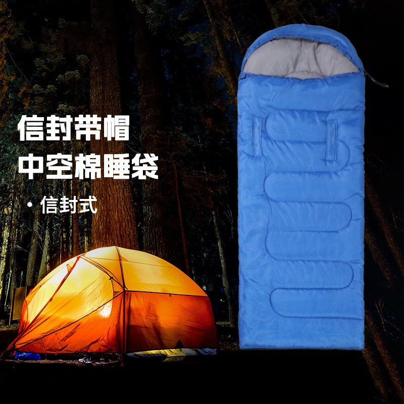 손으로 닿을 수 있는 봄, 여름, 가을, 겨울 야외 캠핑 및 여행용 성인용 침낭 호텔 및 사무실