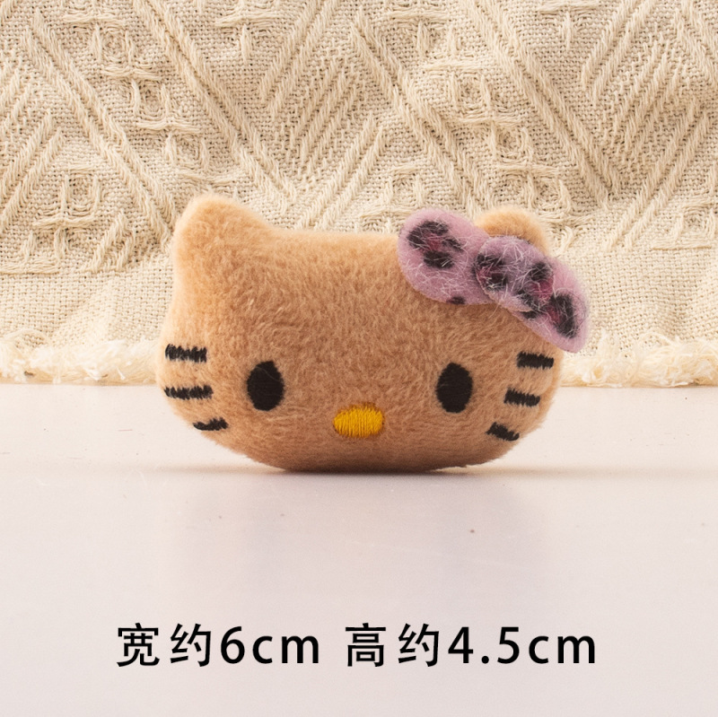 かわいいケイティぬいぐるみペンダント KT 猫ヘアアクセサリーゴムバンドヘアピン人形 DIY 服靴下帽子アクセサリー|undefined