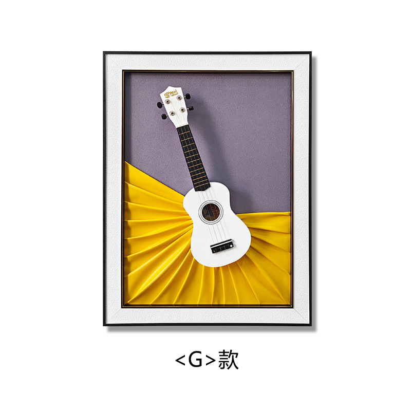 Violín pintura decorativa tridimensional colgando pintura comedor dormitorio música violín arte pintura pasillo sala de estar pintura decorativa