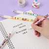 Cute girl light -emitting pen Student competition with a rotating pen double -headed colorful lamp cartoon passing light turning turning pen