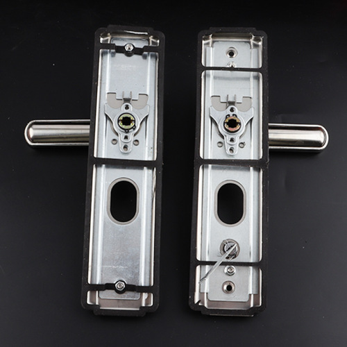 304 stainless steel door handle anti-theft door handle entry door thickened panel mechanical door lock wholesale