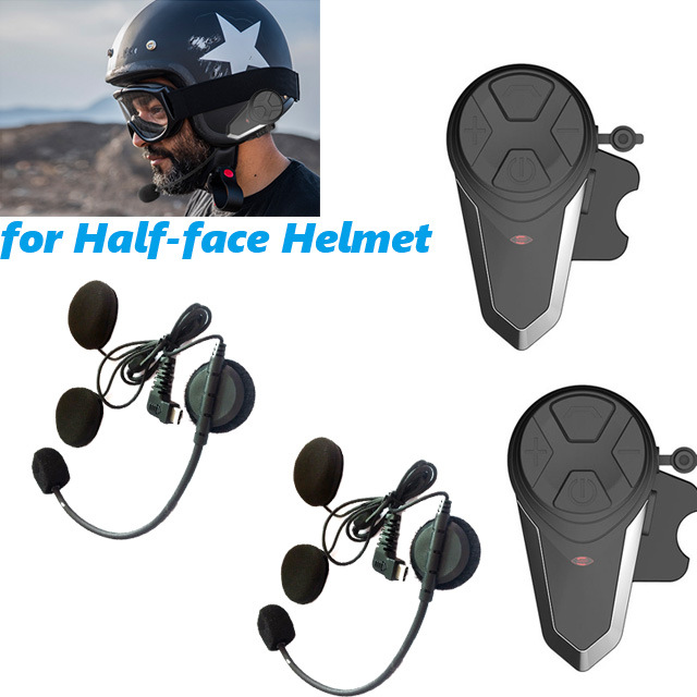 Neutral S3 Helmet Bluetooth Headset Motorcycle Helmet Headset Riding Headset Noise-Canceling Headset 3 People Can Switch Freely