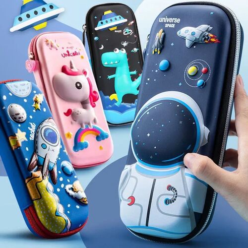 Factory stationery box wholesale primary school students multifunctional pencil box 3D gift multi-layer children boys and girls pencil bag capacity