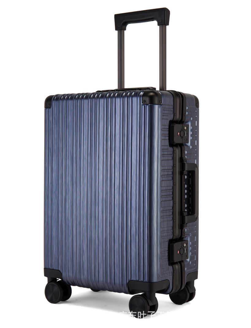 Vali khung nhôm 22 inch bánh xe đa năng nhẹ TSA — Màu xanh lam-9058 mẫu vân gỗ, Xám-9058 mẫu vân gỗ, Xanh Land Rover-9059, Đen đậm-9059