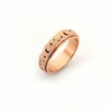 Golden, matte, pink gold