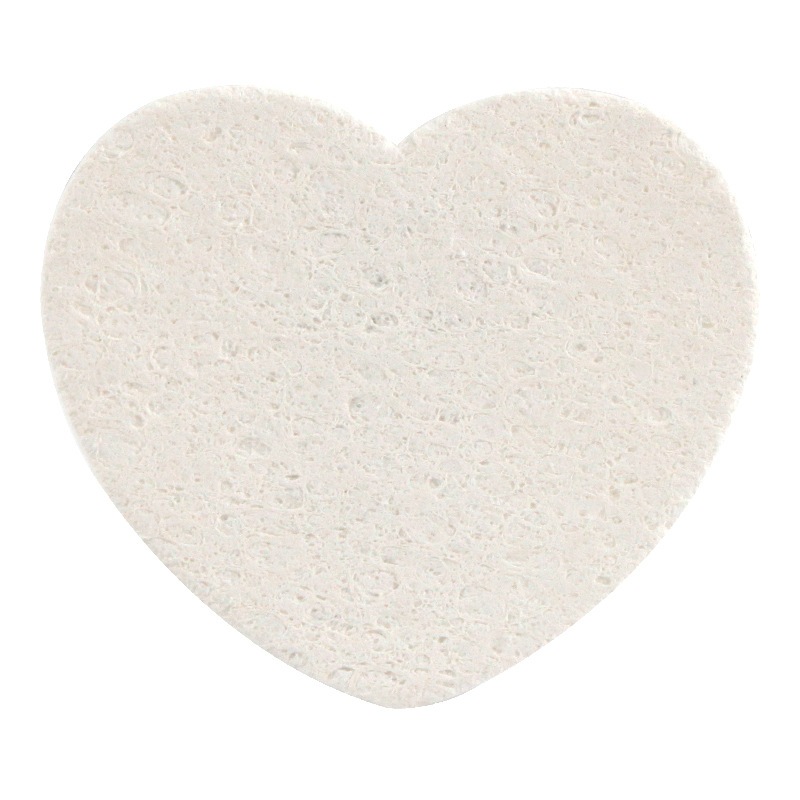 Venta caliente transfronteriza de pulpa de madera de algodón cara lavado soplo de compresión desechable lavado de cara soplo redondo en forma de corazón Toner limpieza lavado de cara artefacto