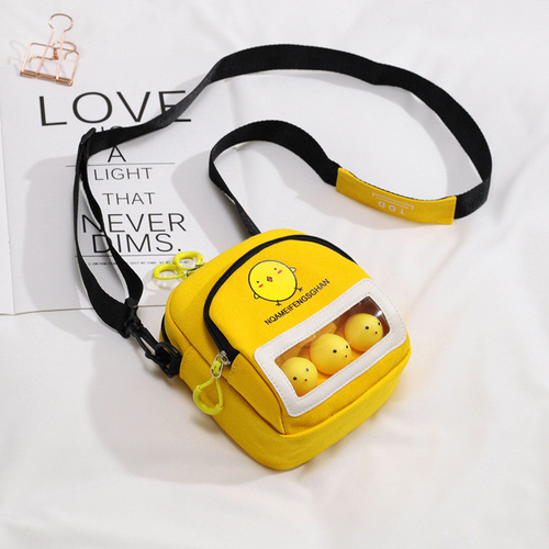 Cotton Bags for Women - High-End New Model, Student and Children's Versatile Cartoon Cute Single-Shoulder and Crossbody Bags, Cross-Border Wholesale and Dropshipping