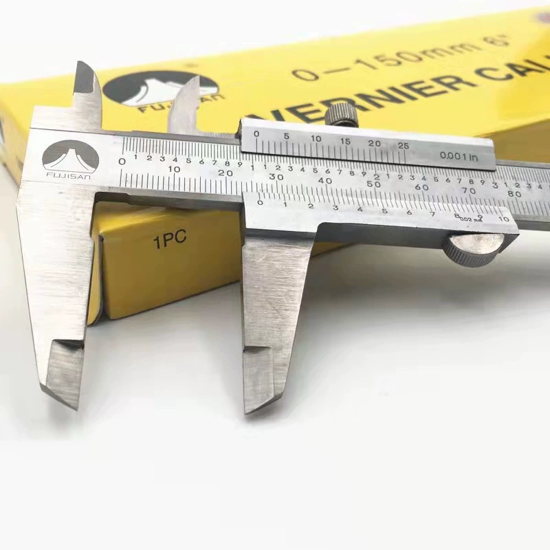 Штангенциркуль Fujishan Vernier Caliper, промышленный, общепромышленный, английский, высокоточный измерительный инструмент из нержавеющей стали