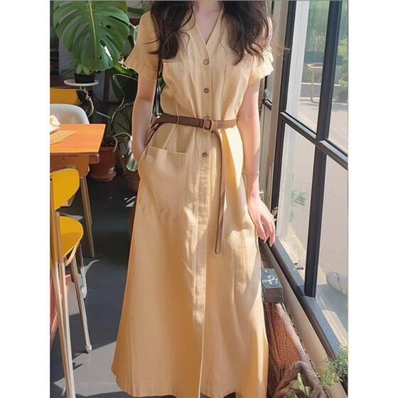 2592 French Style Super Good-looking Elegant dress Women's New Summer Light Luxury High-end Formal Occasion Collection