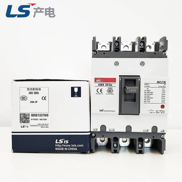 (LG)LS产电MEC三相塑壳断路器空气开关ABE803b 3P 800A 700A