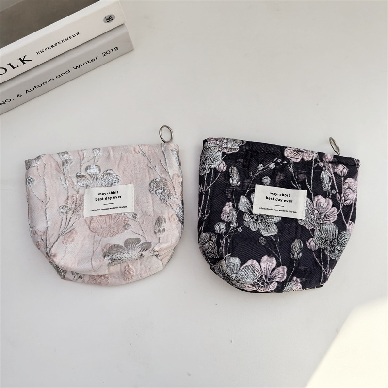 60g Weight Canvas Lining Material Zipper Closure Type / Strap Type Cosmetic Bag Bags Type Daily, Street, Shopping Occasion Corduroy Material Leopard Pattern All Seasons Season Women's Gender Elegant, Streetwear Style Square Shape Small Size Elegant Streetwear Leopard Corduroy Square Makeup Bags 20