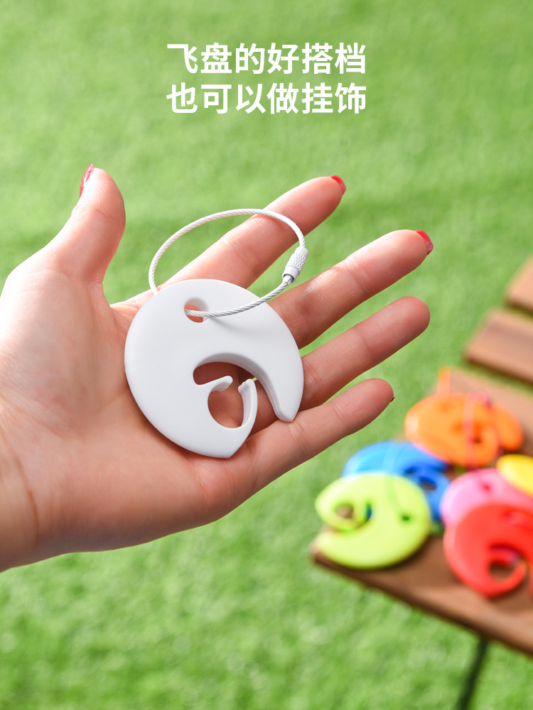 Discboy Frisbee profesional extremo Frisbee clip de abrazadera de gancho de almacenamiento portátil al aire libre Frisbee clip