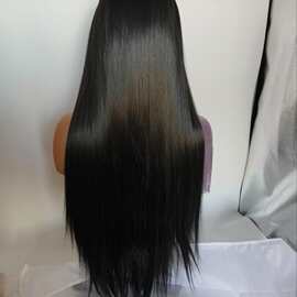 跨境欧美热销女士假发 前蕾丝假发女长直发化纤假发头套Lace wigs