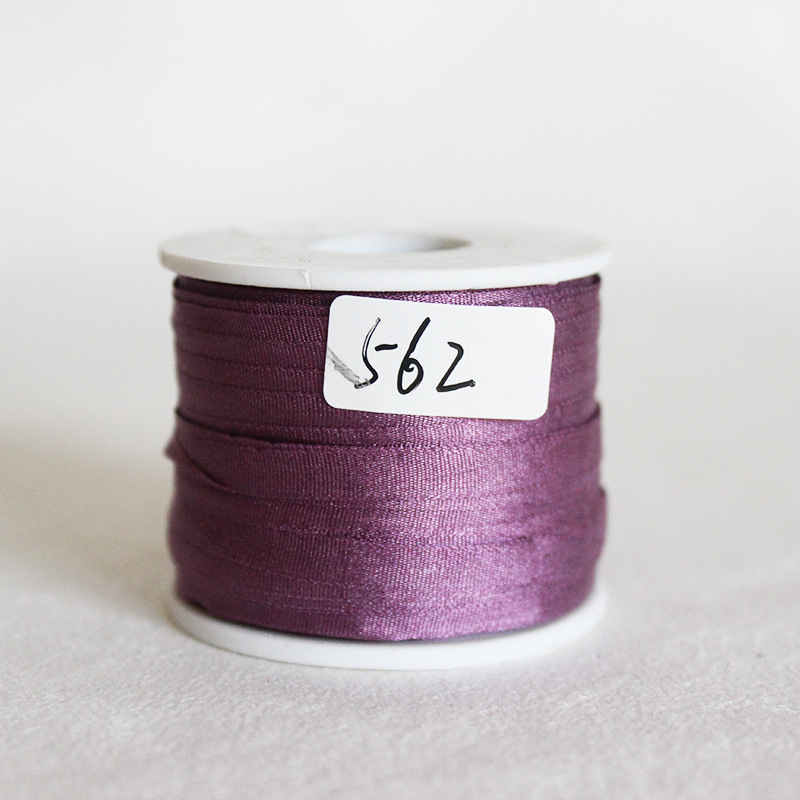 4 mm DIY mano cinta de seda flotante cinta de embalaje rosa cinta de color negro Ling Miao material de cinta para el cabello