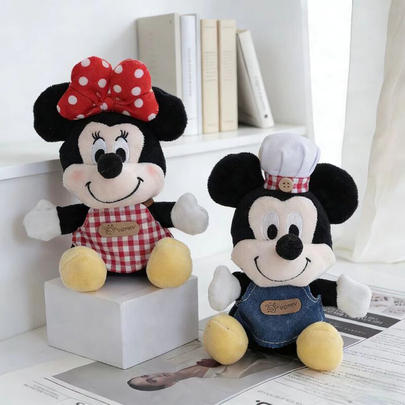 Trendy Cute Cartoon Mickey and Minnie Plush Keychain Doll Toy Pendant for Backpacks, Versatile for Girls Trendy Cute Cartoon Mickey and Minnie Plush Keychain Doll Toy Pendant for Backpacks, Versatile for Girls