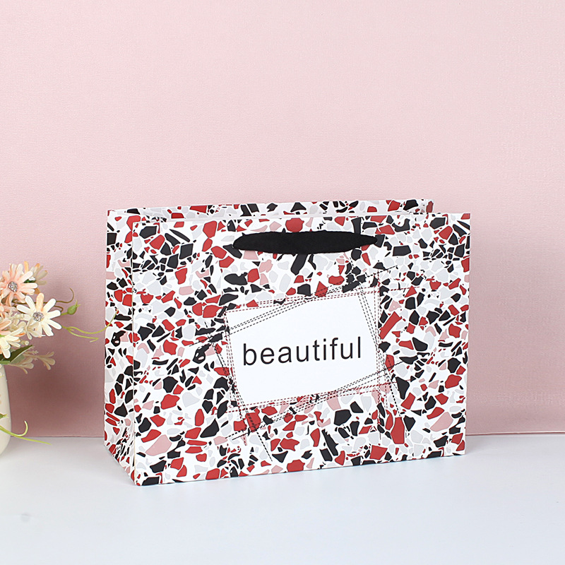 牛皮手提袋女装服装装店茶叶大号礼物包装袋子礼品卡通纸袋现货袋