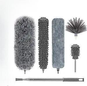 Combinación de alta altitud de fibra de limpieza de cenizas polvo pulverizador de pelo de pollo, pulverizador electrostático flexible, pulverizador de polvo de Schneil, cepillo de polvo de separación image 23