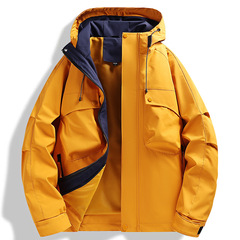 春と秋のワークジャケット、アウトドア防風ジャケット、ノンジャケット、男女同型スポーツ登山服、新しいカップル