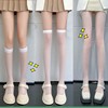 Sexy summer Japanese uniform, brand white colored knee socks for elementary school students