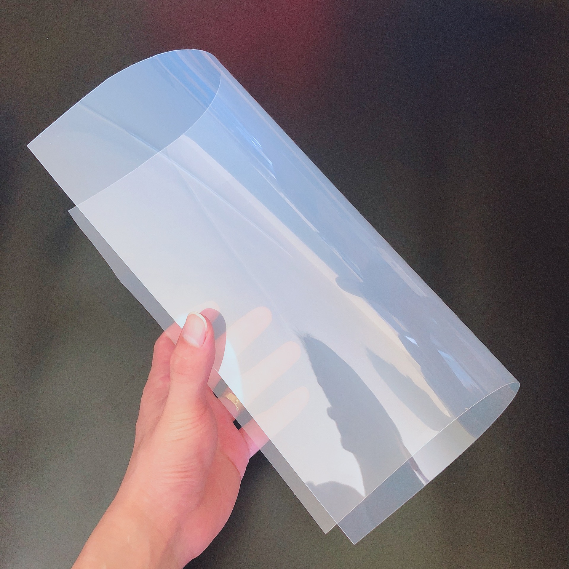 源头厂家 现货PP透明塑料胶片 单面保护膜 塑料板材 透明PP片材