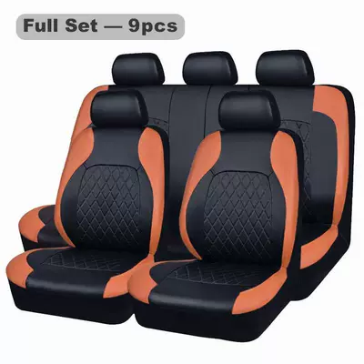 Popular Model Suitable for All – Seat cushion, seat cover - brown-9-piece-set