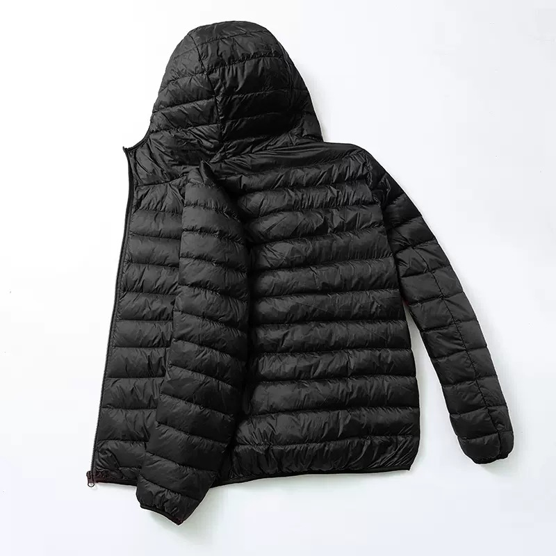 2023 Men Winter Coat Fashion Hooded White Duck Down Jackets