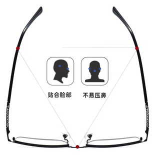Zoe pure titanium glasses frame ultra-light fashion full frame glasses frame men's business glasses frame myopia glasses wholesale