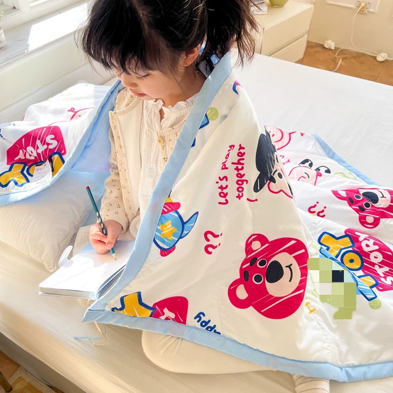 Xiaoni Новое Детское выстиранное хлопковое детское одеяло летнее прохладное одеяло мультяшное одеяло кондиционер одеяло маленькое одеяло оптом