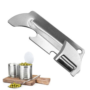 Multifunctional can opener bottle opener folding stainless steel mini can opener small simple can opener can