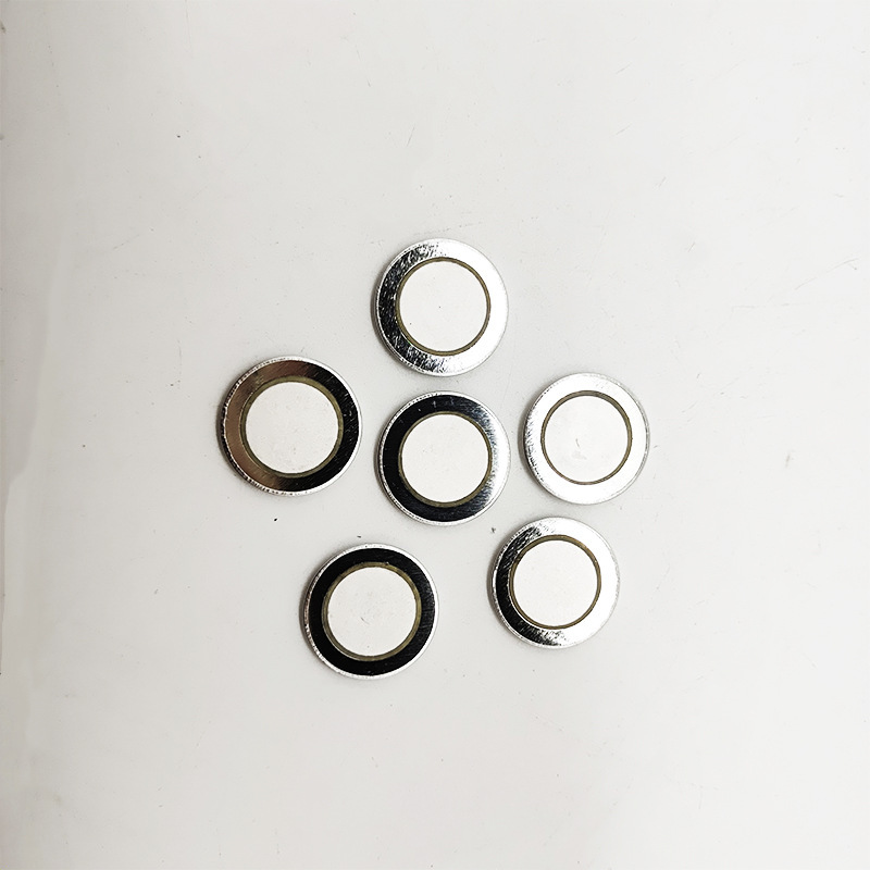 蜂鸣器压电铁片无源铜片直径12mm 15mm 20mm铜质焊线蜂鸣片带线|undefined
