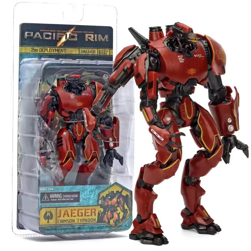 NECA パシフィック・リム メカメッキ 発光危険ローバー 赤アルファ エウリカ 可動フィギュア|undefined