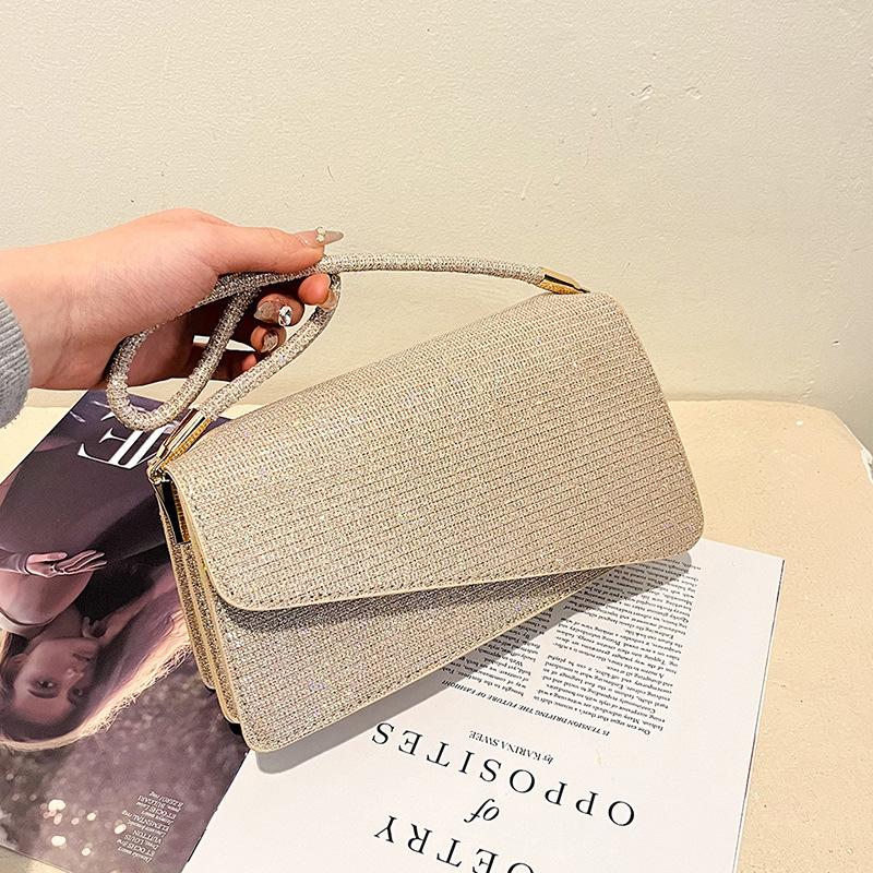 Elegant Quilted Shoulder Bag With Chain Strap For Women Versatile_voghion.com