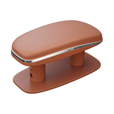 Car Armrest Elbow Support, a Armrest box pad - orange-height-adjustable-one