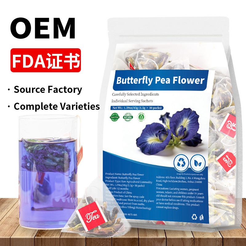 Butterfly Pea Flower Tea Bags Blue Butterfly Pea Flower Tea Bags Blue Butterfly Flower Not for Domestic Sale