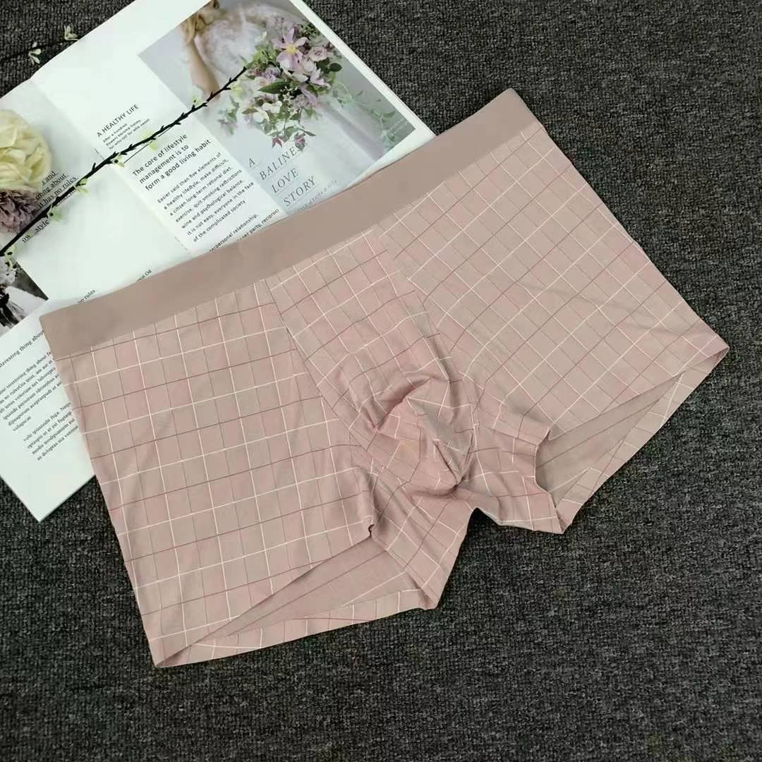 Fábrica directa calzoncillos de hielo de hombre calzoncillos de nylon caliente antibacteriano calzoncillos de verano delgados cómodos y transpirables