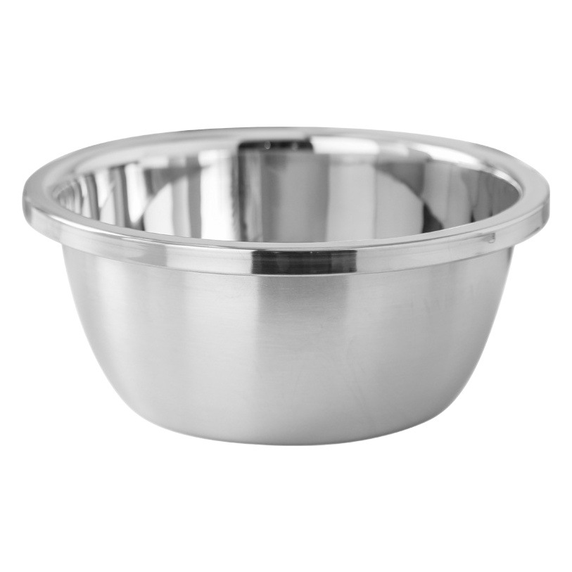 Stainless steel basin large reverse basin European-style seasoning pot and basin soup basin kitchen multi-purpose basin Egg Bowl vegetable washing basin