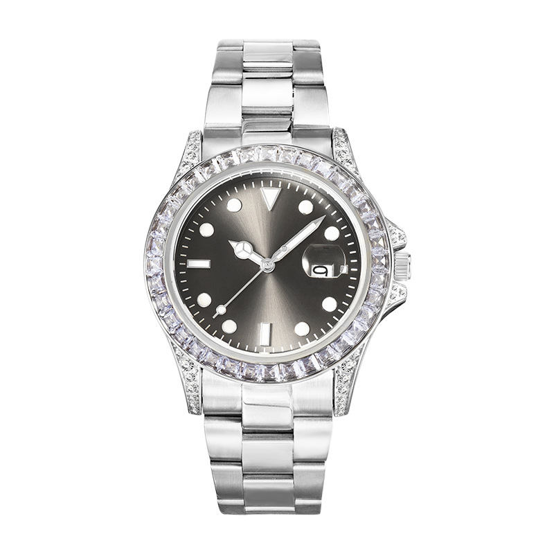 150g Weight Tempered Glass Mirror Material Stainless Steel Strap Material Watch Classification Pointer Display Type Folding Buckle Buckle Style Round Dial Shape Holiday, Street Occasion Quartz Movement Solid Color Pattern Men's Gender Business Style Business Solid Color Folding Buckle Quartz Watch Men's Watches 2