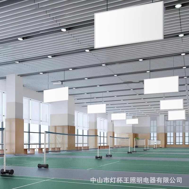 Luz LED anti-deslumbrante para estadio de bádminton sin cine, lámpara especial para estadio de tenis de mesa de doble cara, lámpara de baloncesto interior