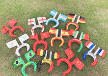 世界杯欧洲杯球迷加油助威发饰气球卡塔尔足球巴西法国德国英格兰