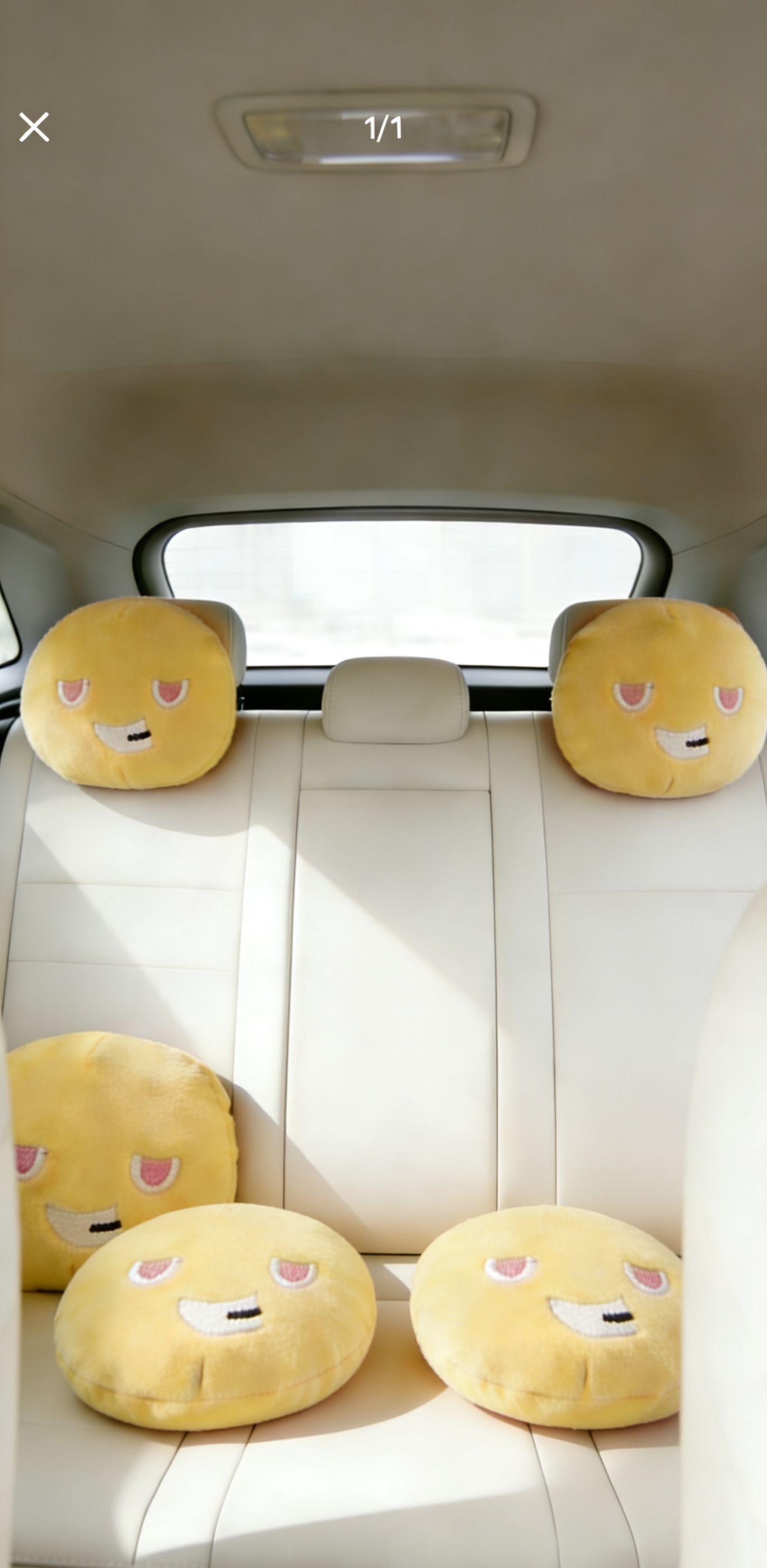 Mayday Emoji Car Headrest Pillow Neck Pillow Peripheral Car Plush Toy Cushion Car Decoration Mayday Collaboration