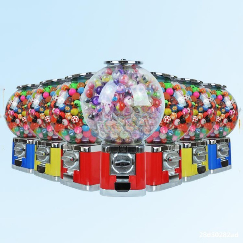 Máquina de torsión de huevos comerciales Máquina de bolas de resorte Máquina de moneda Máquina de huevos Máquina de venta de dulces