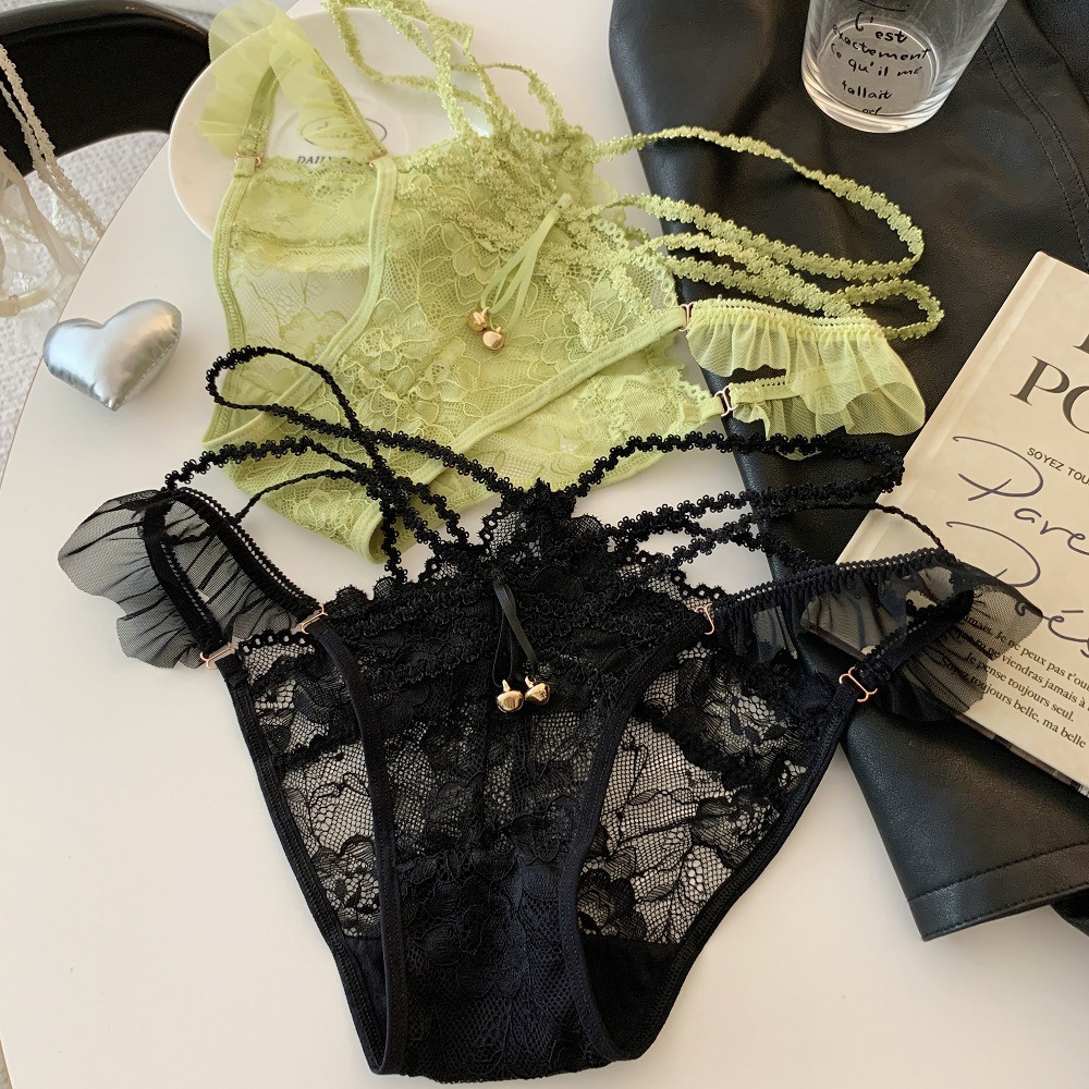 [Charming Girl] Sexy Pure Desire Little Fragrance Style Underwear Girls 2025 New Lace Women's Briefs