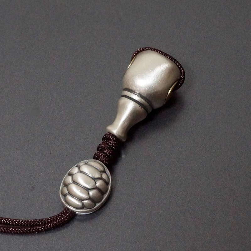 Xizang Silver Rich Armor World Turtle Shell Back Cloud Cultural Toy Buddha Head Three-Way Bodhi Bracelet DIY Accessories Complete Set of Accessories