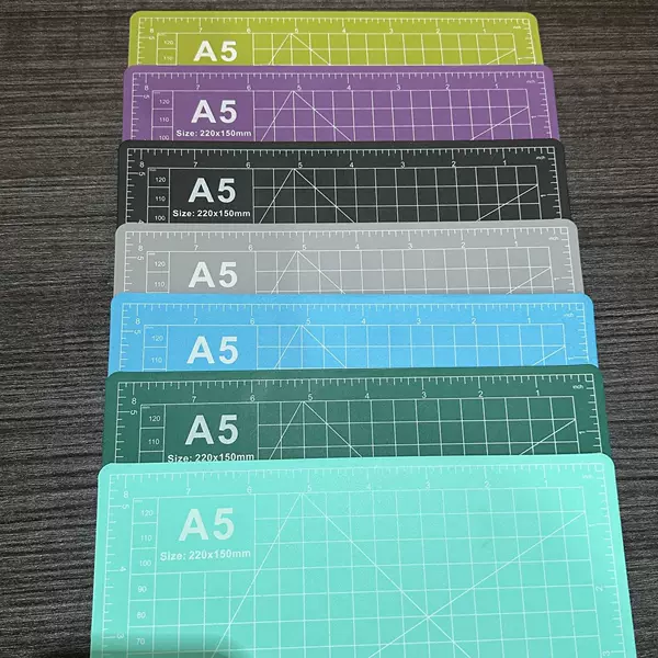 Pp Material A3-A5 Cutting Pad 1mm Paper Cutting Pad Double-Sided Scale Board DIY Anti-Cut Pad Desktop Protection Pad