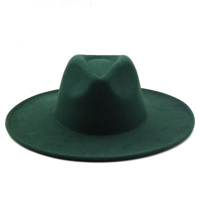 Retro Brim Big Brim Autumn And Winter Wool Top Hat display picture 1