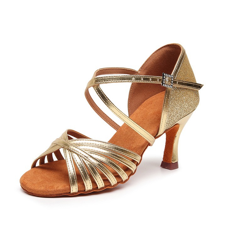 Latin Dance Shoes Adult Women Professional Soft Sole High Heel Dancing Shoes Girls Girls Latin Dance Shoes Focus Rumba