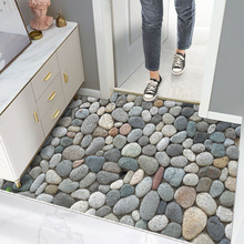 pvc丝圈地垫跨境代发批发卷材亚马逊FBA入户门垫印花塑料脚垫裁剪