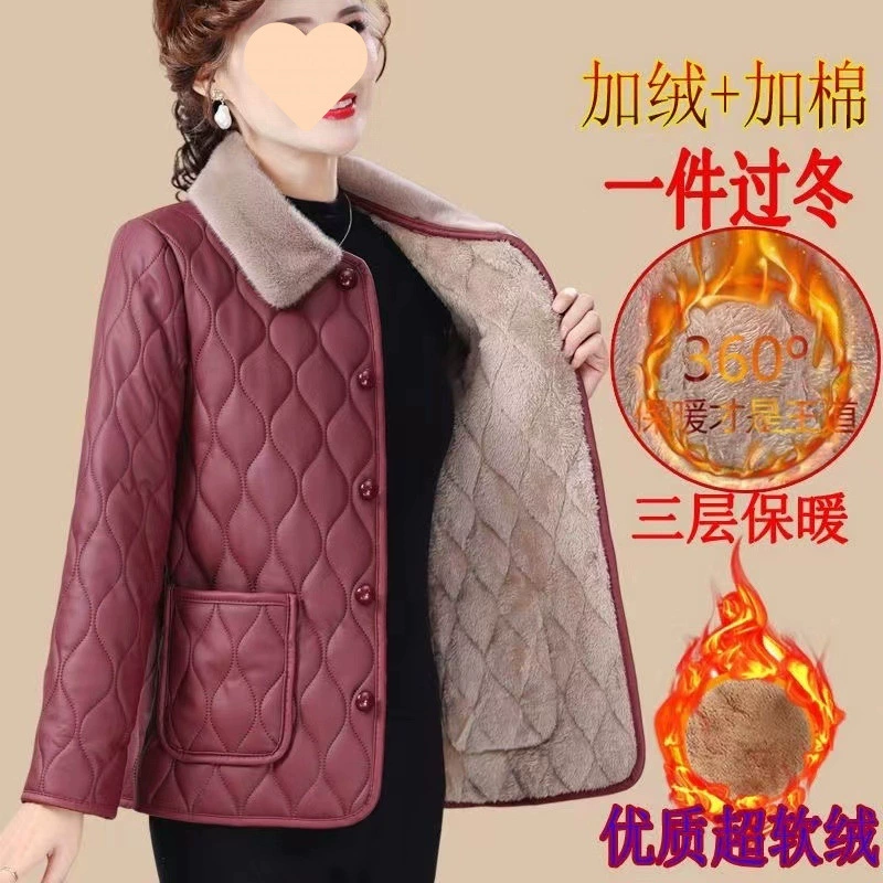 Keep warm jacket, for middle age, western style