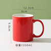 Ceramic Cup Manufacturer White Porcelain Mark Cup LOGO Hotel Hotel Tea Cup Covering Simple Gift Cup engraving